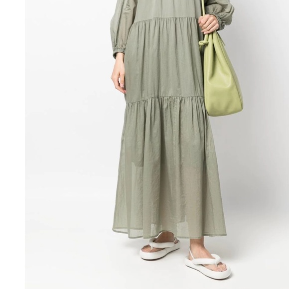 Closed Tiered Cotton Maxi Dress - Picture 3 of 16